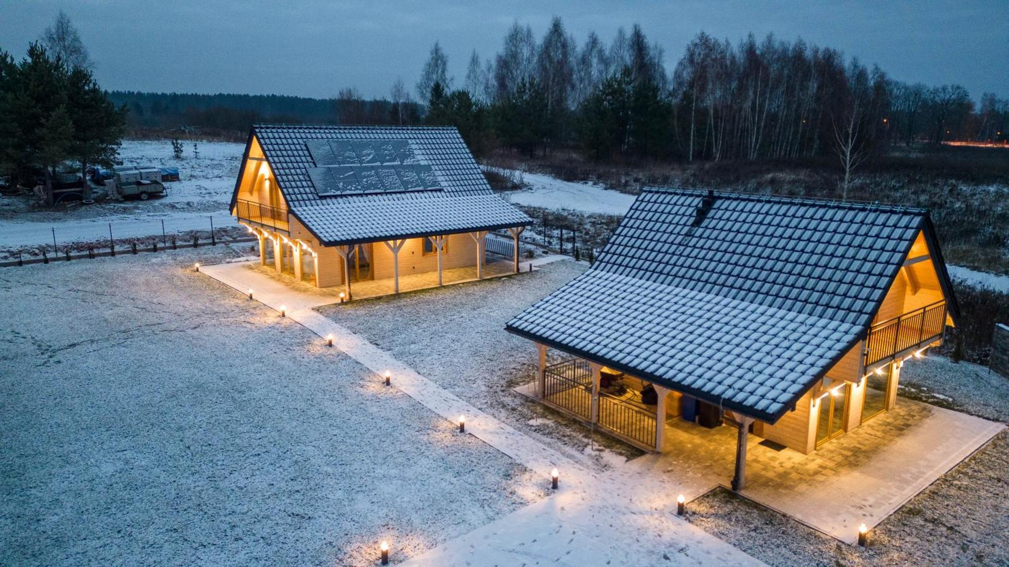Villa Gwiazda Polnocy Goldap Dom Vip Na Wynajem Exterior foto