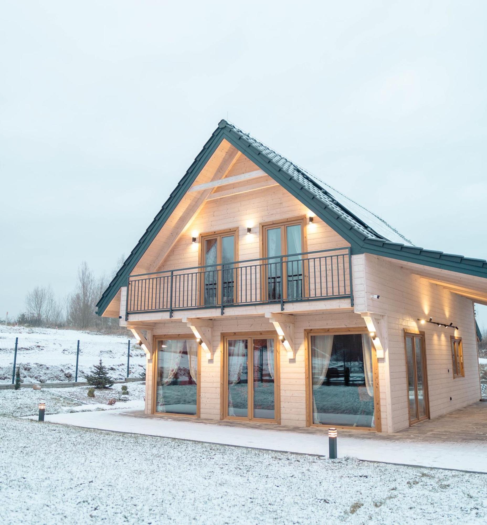 Villa Gwiazda Polnocy Goldap Dom Vip Na Wynajem Exterior foto